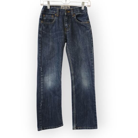 Signature by Levi Strauss Boys’ Straight-Leg Jeans – Size 12 Regular - Picture 1 of 6